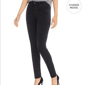 AG Farrah Velvet Black Jeans size 31